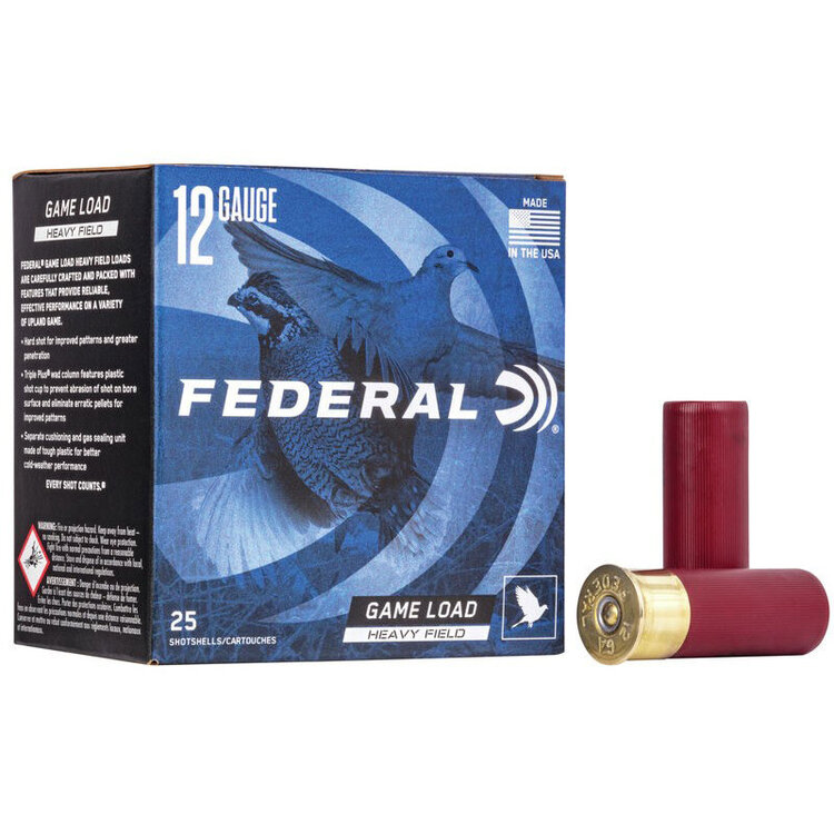 FEDERAL FEDERAL HEAVY FIELD 12 GA 2.75" #6 1.1 OZ 25RDS