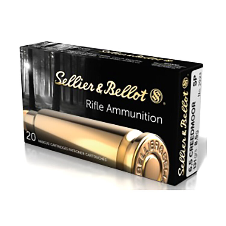 SELLIER & BELLOT S&B 6.5 CREEDMOOR 131gr. SP 20RDS