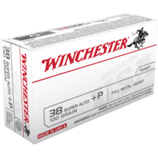 WINCHESTER 38 SUPER AUTO +P 130gr FMJ 50rds
