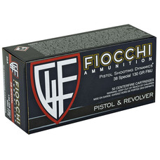 FIOCCHI FIOCCHI RANGE DYNAMICS 38 SPL 130GR FMJ 50RD BOX