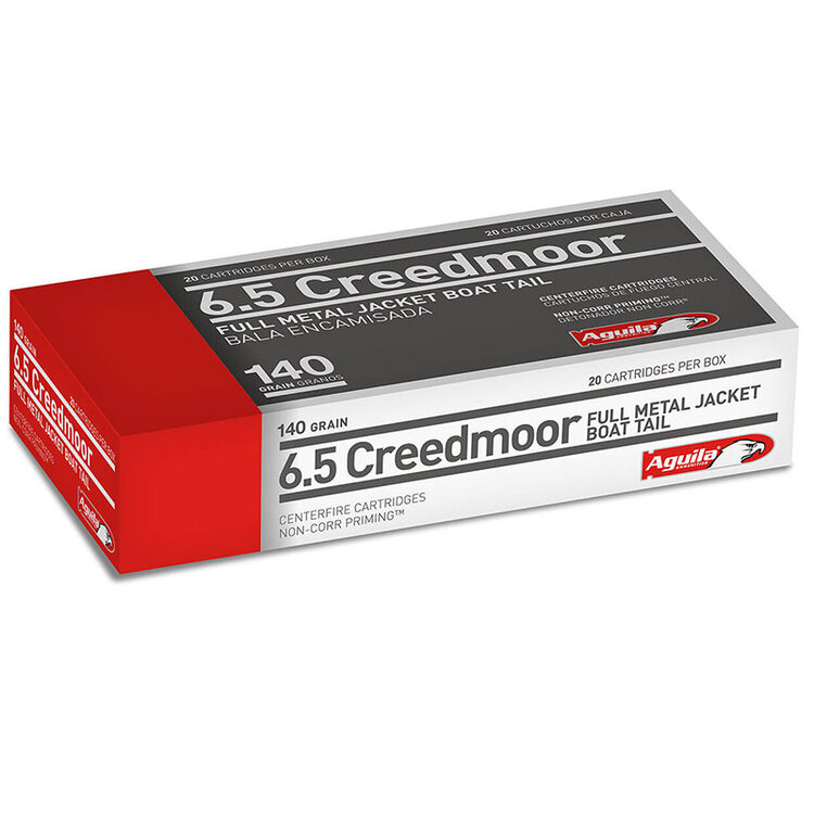 AGUILA AGUILA 6.5 CREEDMORE 140GR. FMJBT