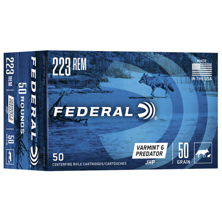 FEDERAL FEDERAL 223 REM 50GR JHP 50RDS