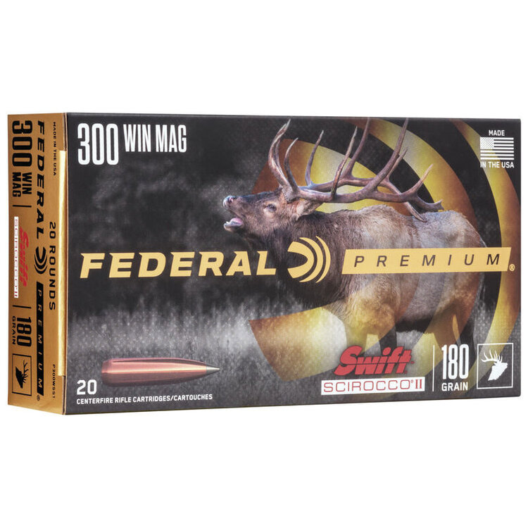 FEDERAL FEDERAL 300 WINMAG 180GR SWIFT SCIROCCO