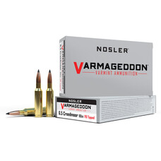 NOSLER NOSLER 65175 VARMAGEDDON RIFLE AMMO 6.5MM CREEDMOOR, FB TIPPED, 90 GR 20 RND