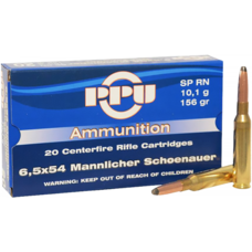 PRVI PARTIZAN PPU 6.5X54 MANNLICHER-SCHONAUER  156gr SP 20rds