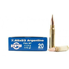 PRVI PARTIZAN PPU 7.65X53 ARGENTINE FMJ BT 174gr 20rds
