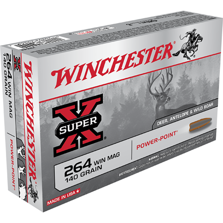 WINCHESTER 264 WINCHESTER MAG 140gr PP 20rds