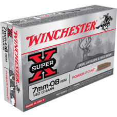 WINCHESTER 7MM-08 140 GR. POWER-POINT 20rds