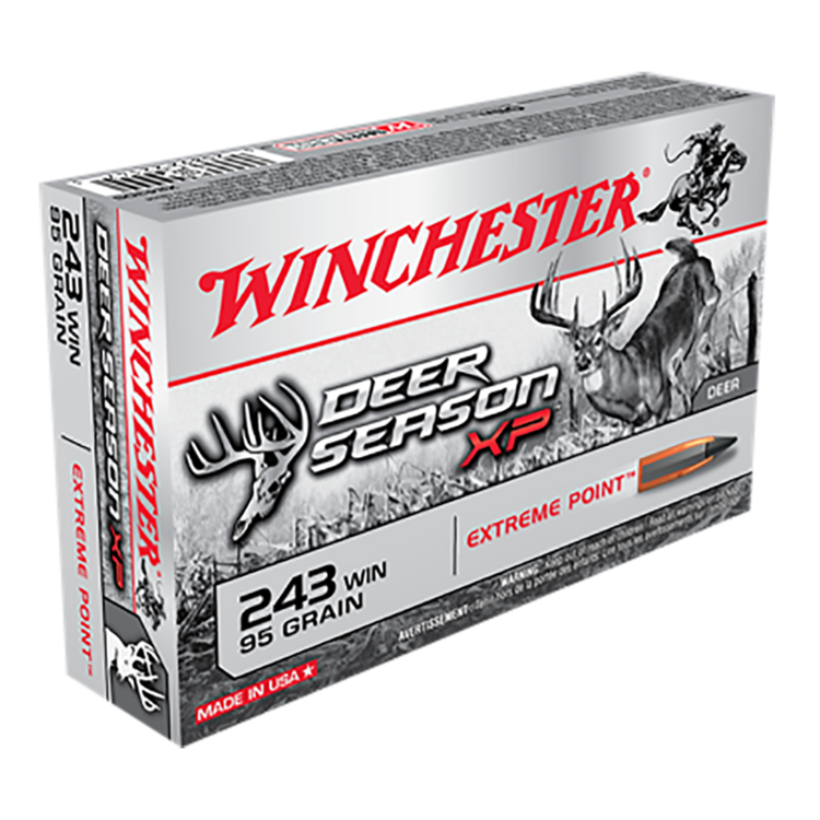 WINCHESTER DEER SEASON XP 243 WIN 95GR 20RDS