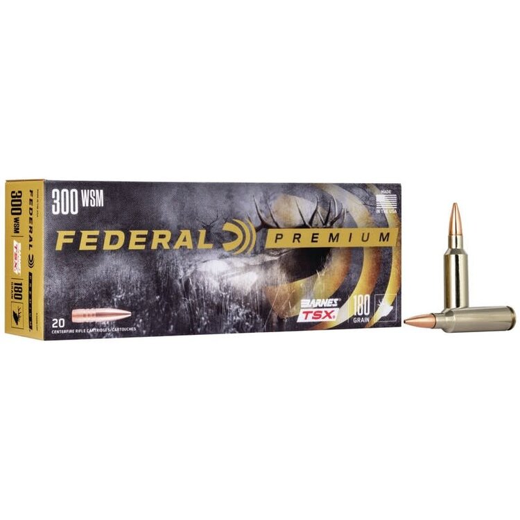 FEDERAL FEDERAL 300 WSM 180GR BARNES TSX AMMO