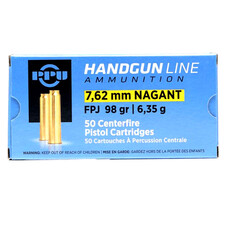 PRVI PARTIZAN PPU  7.62mm  NAGANT 98gr  FMJ 50rds