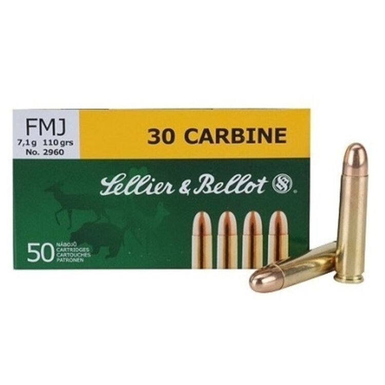 SELLIER & BELLOT SELLIER & BELLOT 30 CARBINE 110gr FMJ 50rds