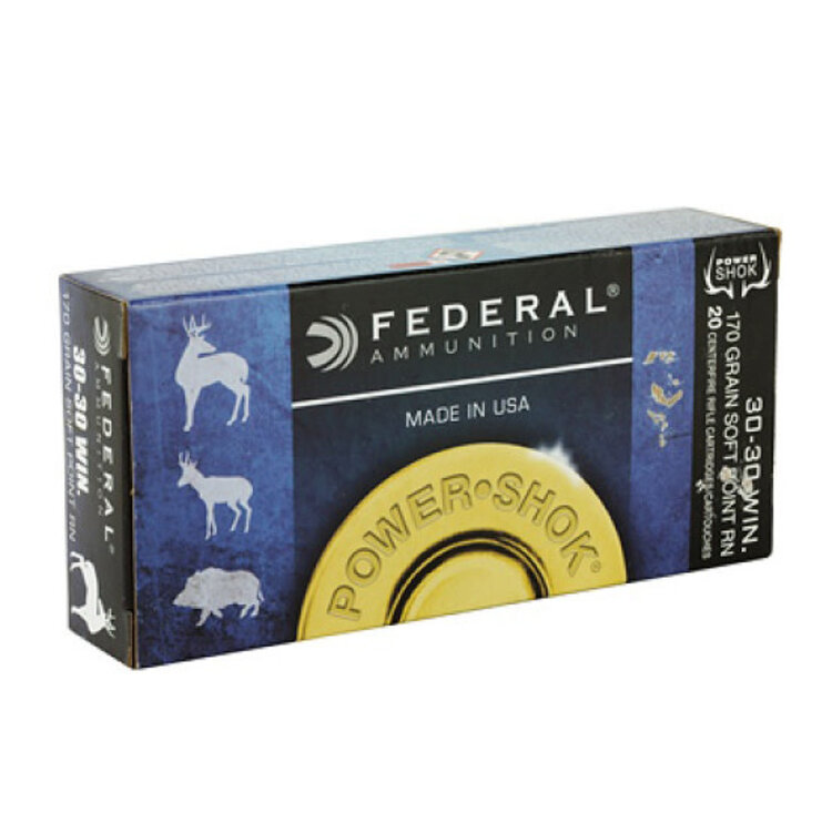 FEDERAL FEDERAL 30-30 WIN 170GR  SP RN 20RDS