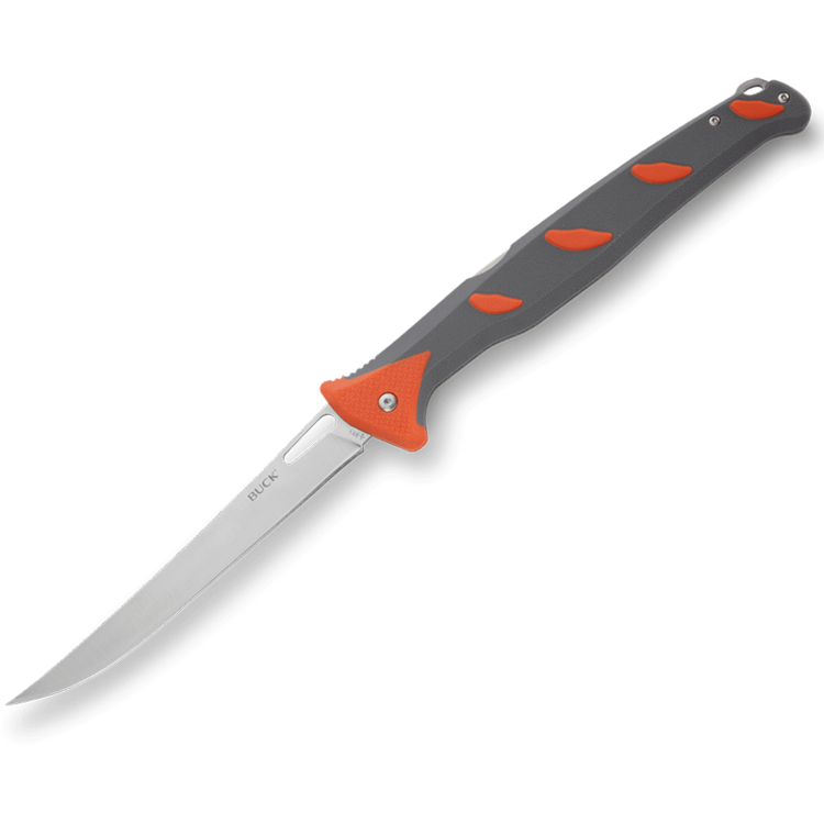 BUCK KNIVES BUCK HOOKSET 6" ORNAGE/GRAY FRESH