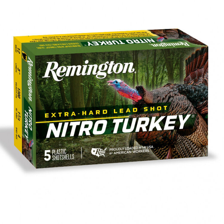 REMINGTON NITRO 12ga 2 3/4" #4 TURKEY 10rds