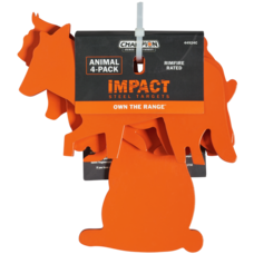 CHAMPION CHAMPION IMPACT STEEL 4-PACK ANIMAL TARGETS RIMFIRE
