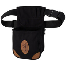 BROWNING SHELL POUCH WITH TWO  POCKETS AND ADJUSTABLE NYLON BELT
