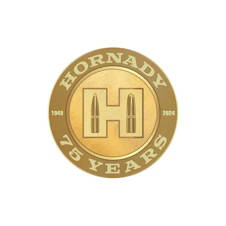 HORNADY HORNADY 75TH ANNIVERSARY TIN SIGN