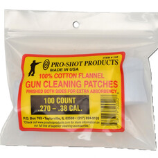 PRO-SHOT PRO-SHOT 270-38 CAL 100CT PATCHES