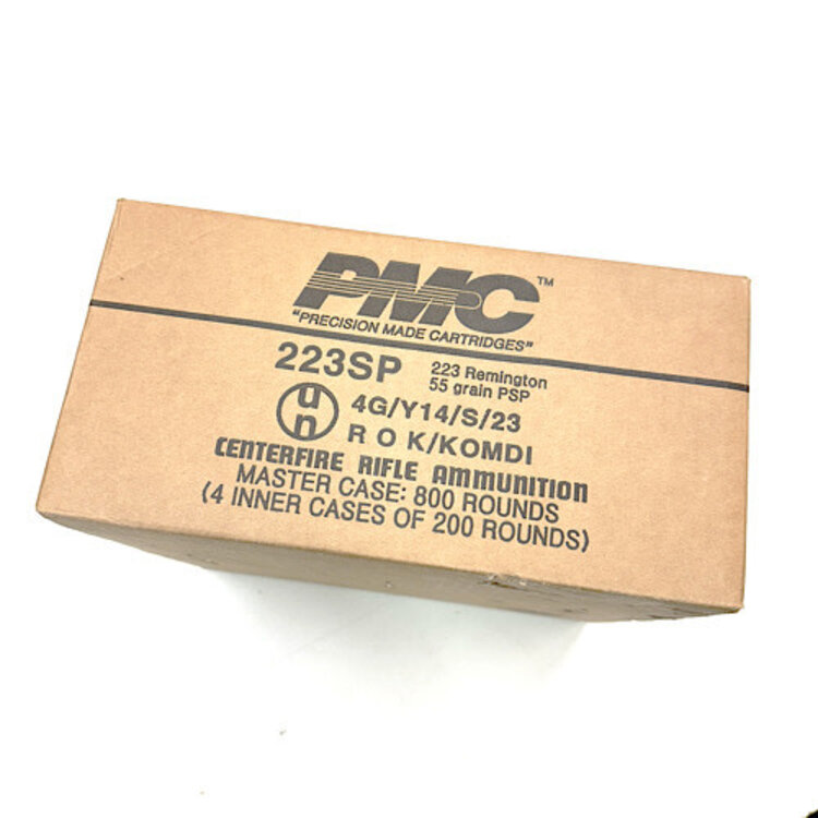 PMC PMC 223REM 55GR SP 800RDS