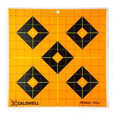 CALDWELL ORANGE PEEL 12" SIGHT IN TARGET 25PK