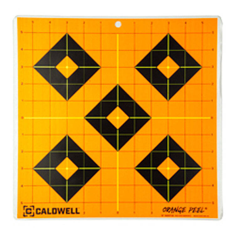 CALDWELL ORANGE PEEL 12" SIGHT IN TARGET 25PK
