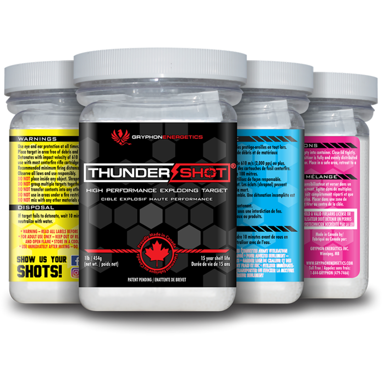 THUNDERSHOT CENTERFIRE TARGETS (SALE LIMITED TO 6KG)