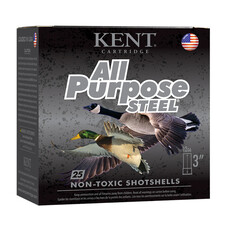 KENT KENT ALL PURPOSE STEEL 12GA 3" 1-1/4OZ #2 STEEL 1400FPS FLAT OF 250rds