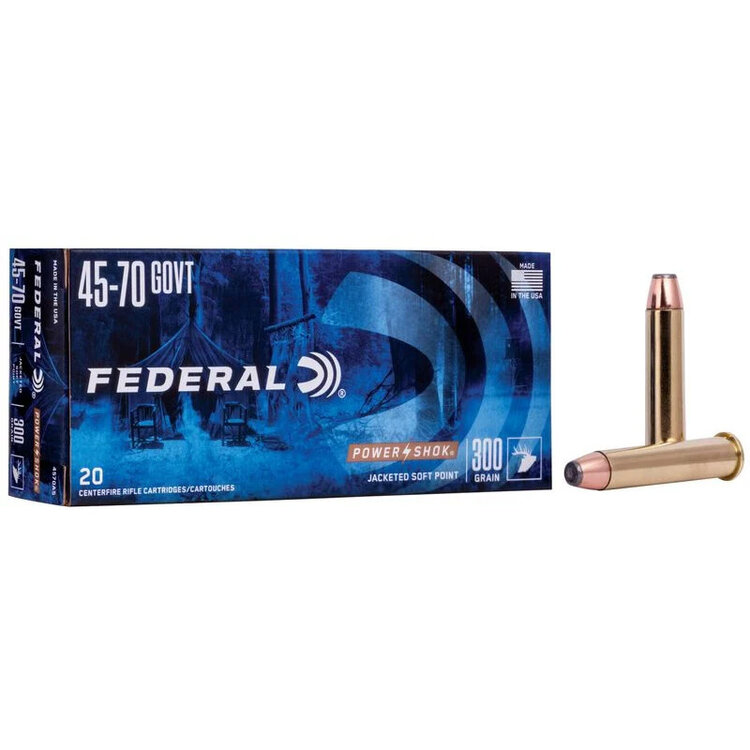FEDERAL FEDERAL 45-70GOVT 300GR JSP  20rds