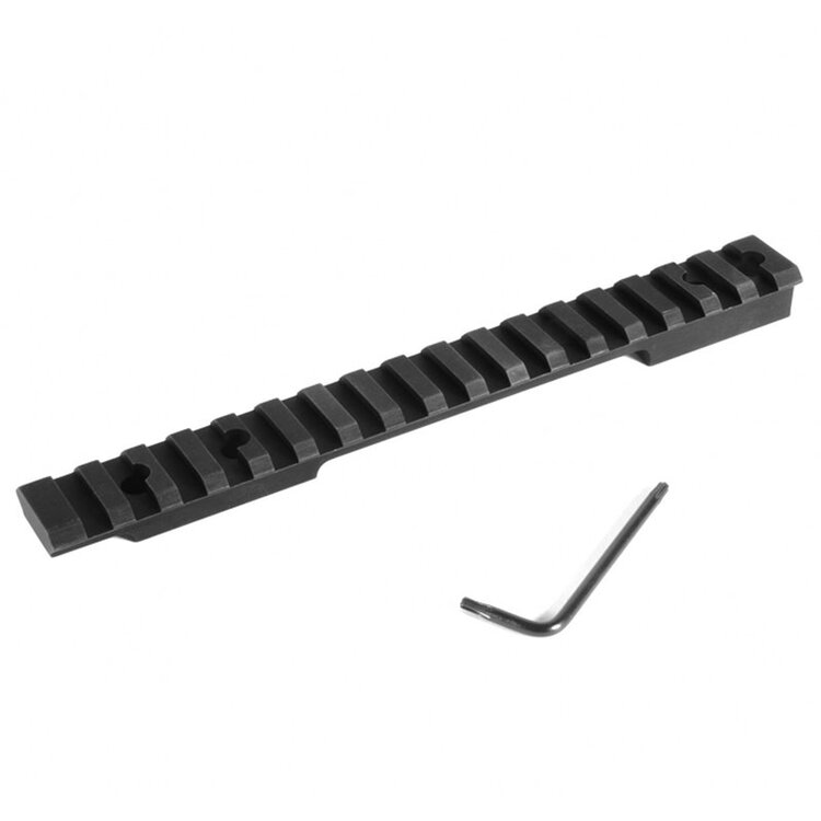 EGW HD Weatherby Mark V (9 lug bolt only) Picatinny Scope Mount 0 MOA