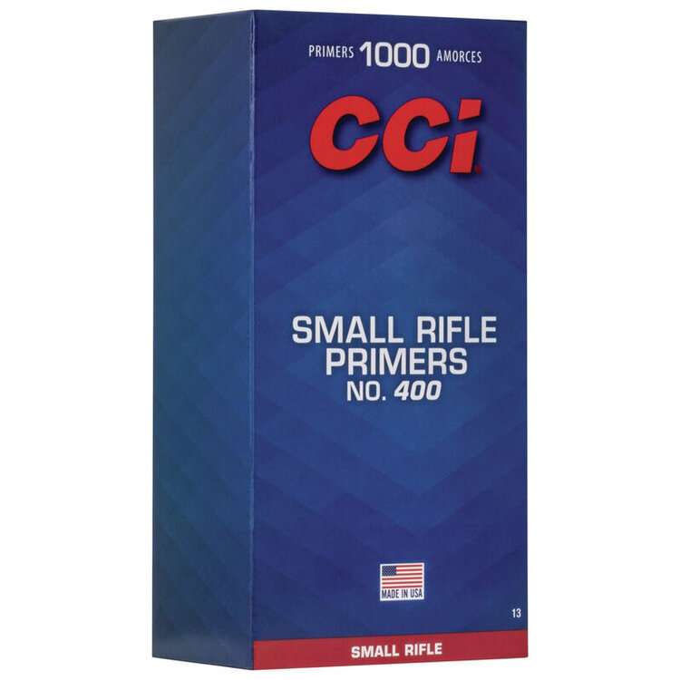 CCI CCI SMALL RIFLE PRIMER  #400 BRICK