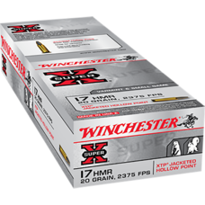 WINCHESTER 17 HMR 20gr 2375fps SUPER-X  50rds