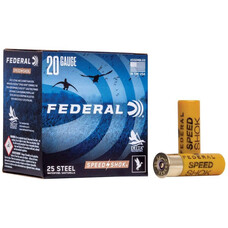 FEDERAL 20GA 2-3/4" 3/4OZ #4 STEEL 25RDS — Goble's