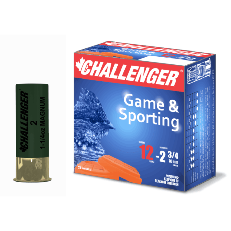 CHALLENGER CHALLENGER MAGNUM 12GA 2.75" #7.5 1-1/4OZ 1410 FPS 25RDS