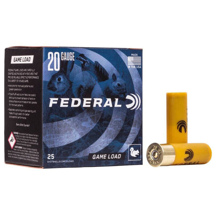 FEDERAL FEDERAL 20GA 2.75" 7/8OZ #6 UPLAND GAME LOAD
