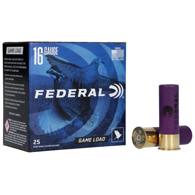 FEDERAL FEDERAL 16GA 2 3/4" 7.5 GAME LOAD 25RDS