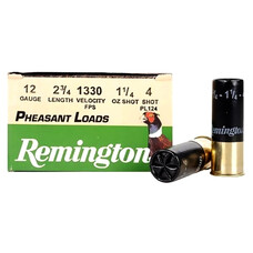 REMINGTON 12GA 2 3/4" 1 1/4oz #4 PHEASANT 25rds