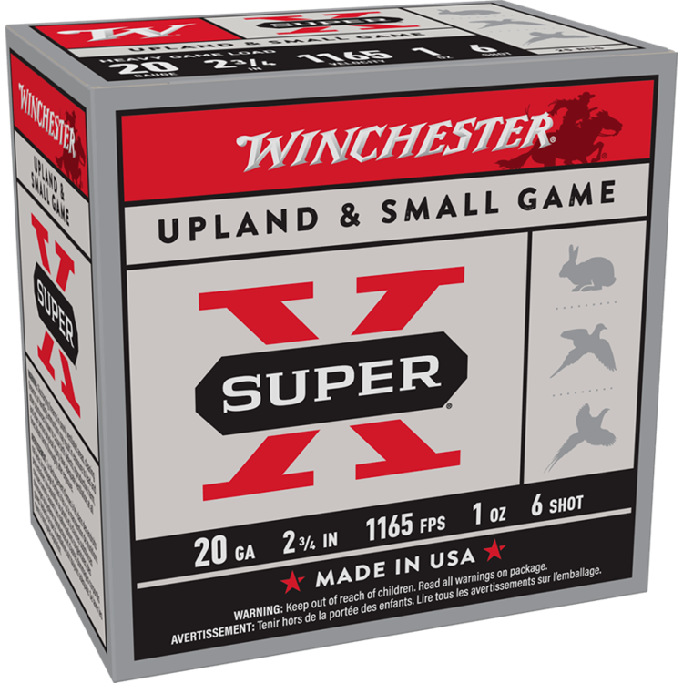 WIN Super-X 20ga 2-3/4'' #6 1oz 1165fps 25rds