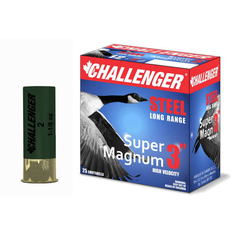 CHALLENGER CHALLENGER 3'' STEEL SHOT #2 1 1/8OZ