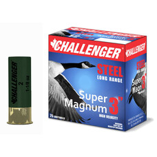 CHALLENGER CHALLENGER 12GA 3" STEEL SHOT #3 1-1/8OZ  1550FPS