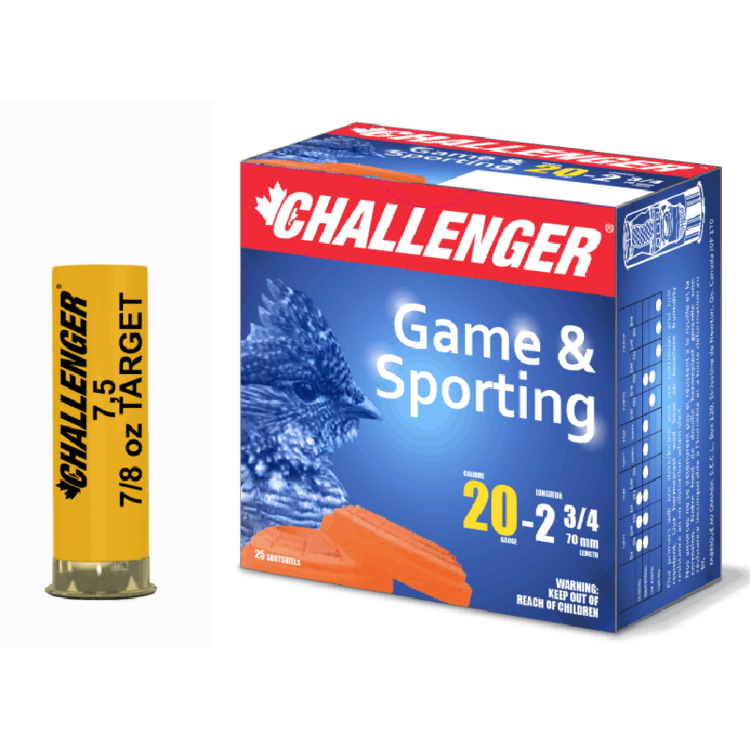 CHALLENGER CHALLENGER 20GA 2 3/4" #9 TARGET