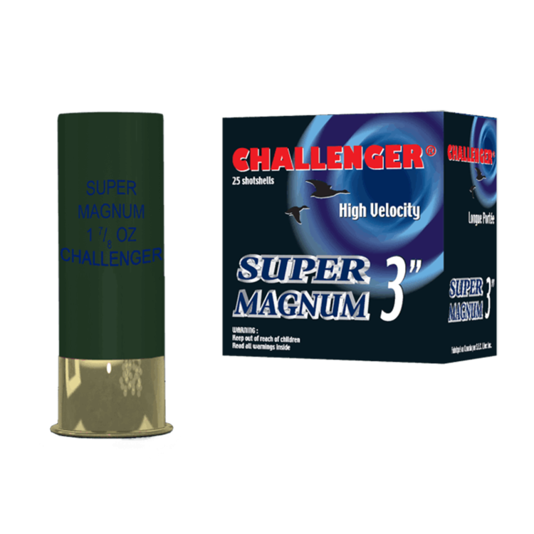 CHALLENGER CHALLENGER 12ga 3" LEAD BB  1 7/8oz COYOTE MAGUM LOAD  25rds