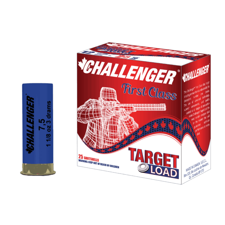 CHALLENGER CHALLENGER HANDICAP 12GA 2 3/4" 1 1/8 OZ.  #8 -3 DRM