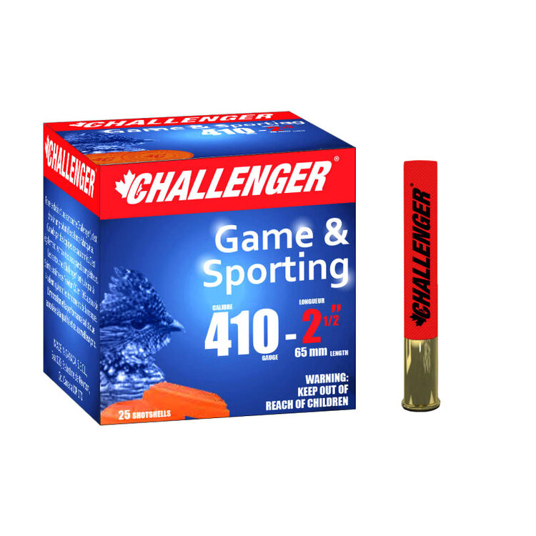 CHALLENGER CHALLENGER 410GA  2-1/2" #4  1/2oz GAME LOAD
