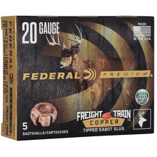 FEDERAL FEDERAL FREIGHT TRAIN COPPER SABOT SLUG 20GA 2-3/4" 275GR 5RNDS