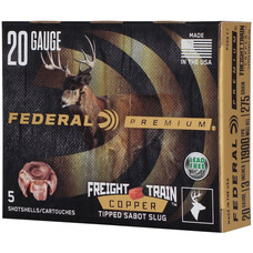 FEDERAL FEDERAL FREIGHT TRAIN COPPER SABOT SLUG 20GA 3" 275GR 5RNDS