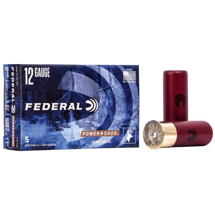 FEDERAL FEDERAL 12GA  2 3/4'' 1OZ SABOT SLUG 5RDS