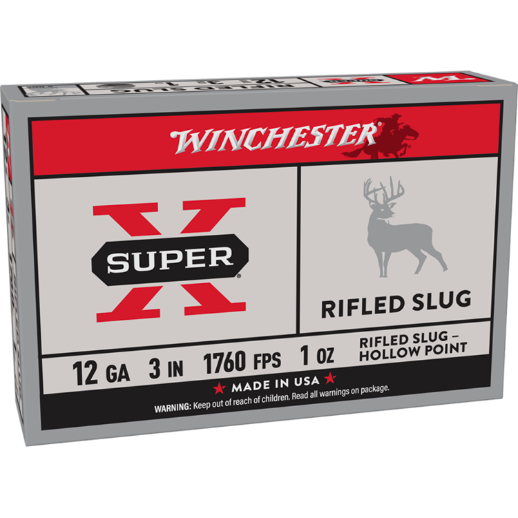 WINCHESTER 12GA  3" 1OZ RIFLED SLUG 5rds