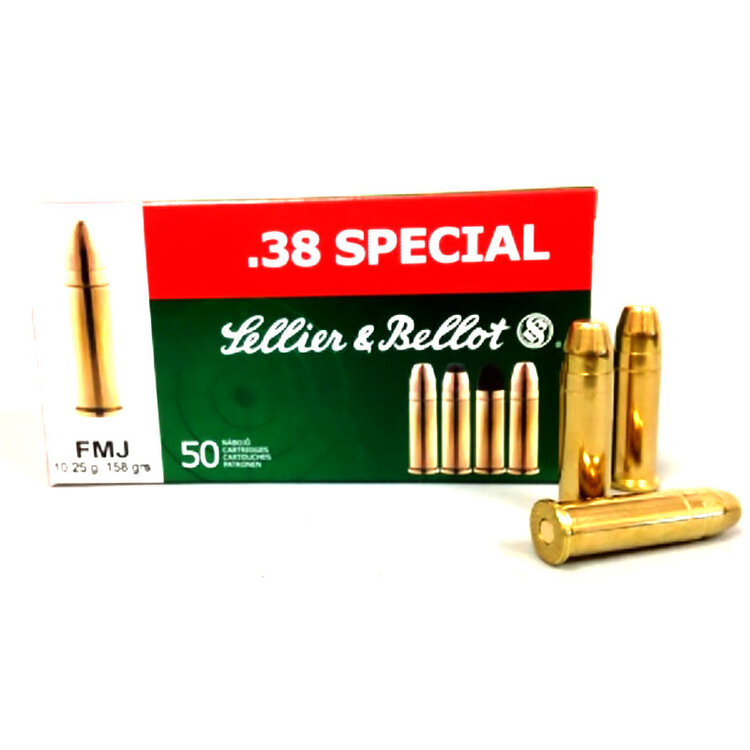 SELLIER & BELLOT S&B 38 SPECIAL 158gr FMJ 50rds