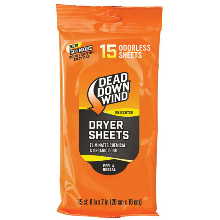DEAD DOWN WIND DEAD DOWN WIND DRYER SHEETS 15 COUNT